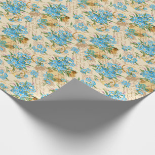 Floral pattern wrapping paper