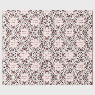 Floral Pattern Wrapping Paper With Love Always