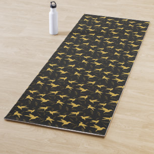 Floral pattern yoga mat