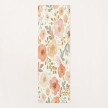 Floral pattern Yoga Mat