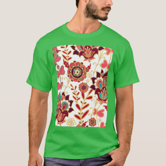 Floral Patterns Colourful Abstract 1 T-Shirt