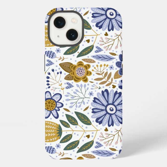 Floral patterns  iPhone case (Back)