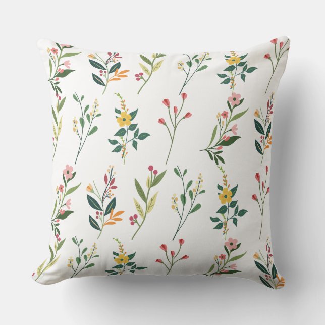 Floral patterns Spring  Cushion (Front)