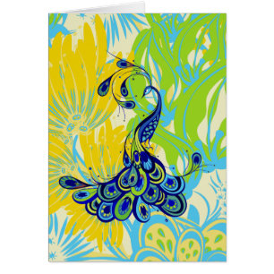 floral peacock