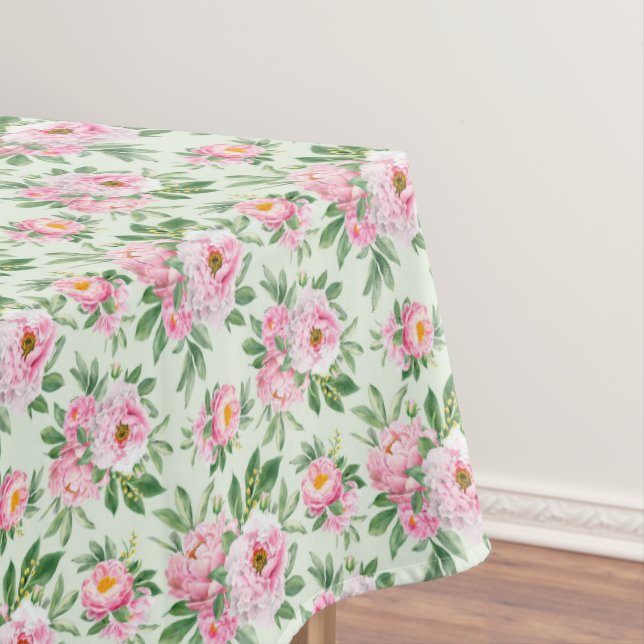 Floral Peonies Tablecloth  (In Situ)