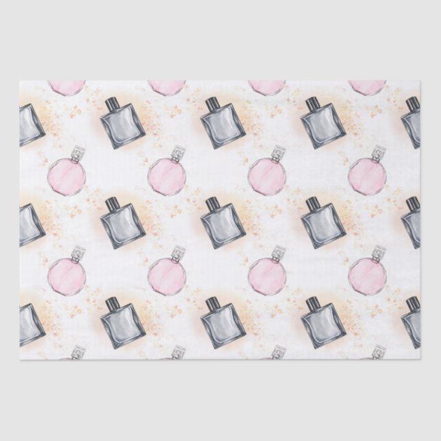  Floral Perfumes Pattern Tissue Paper (Front)