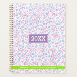 Floral Personalised Monogram  Planner