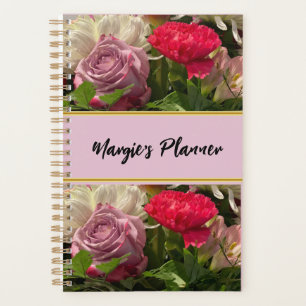 Floral personalised  planner