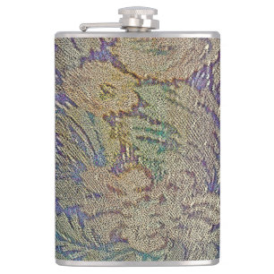 Floral Perspective Hip Flask