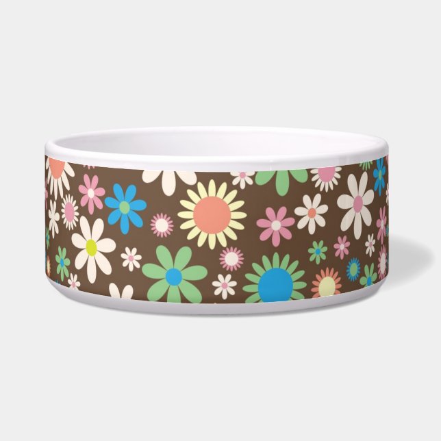 Floral Pet Bowl (Front)