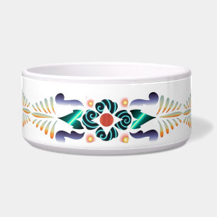 Floral Pet Bowl
