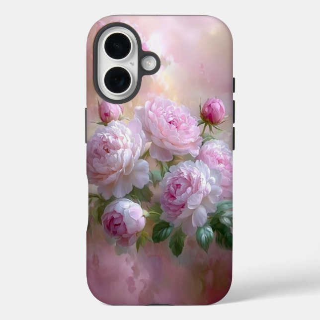 Floral Phone Case, iPhone 16 Case, Cute Phone Case (Back)