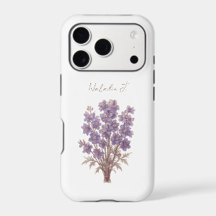 Floral Phone Case, Personalised Larkspur