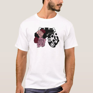 Floral Phoropter Optometrist Eye Anatomy Ophthalmo T-Shirt