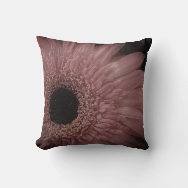 Floral Photo Light Pink Bloom Garden Flower Cushion (Front)