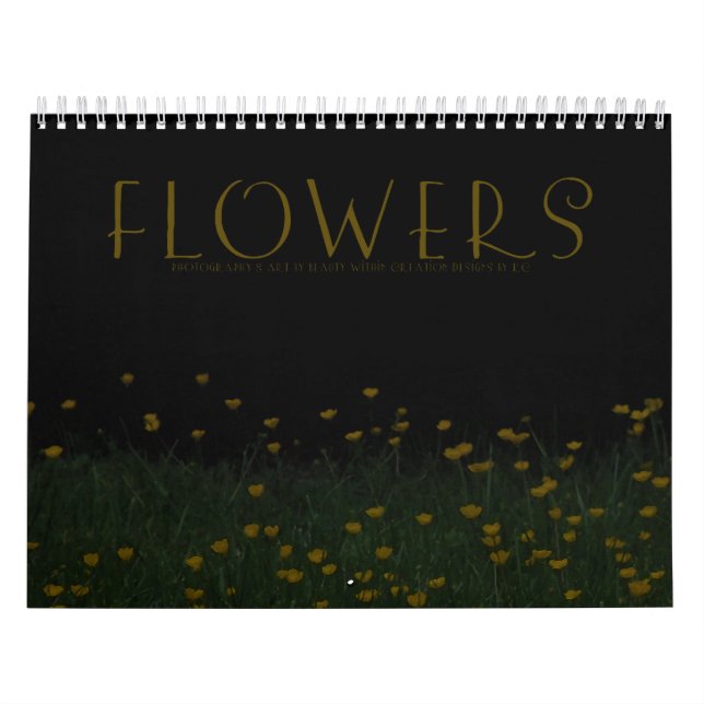 Floral Photography Calendar (Cover)