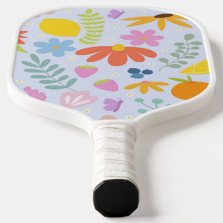 floral pickleball paddle