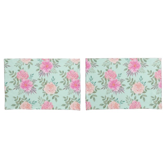 Floral Pillowcase (Front-Set)