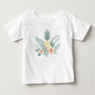 Floral Pineapple & Hawaiian Baby T-Shirt