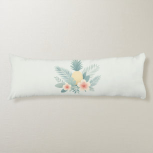 Floral Pineapple & Hawaiian Body Cushion