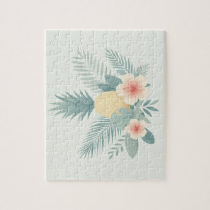 Floral Pineapple & Hawaiian Jigsaw Puzzle