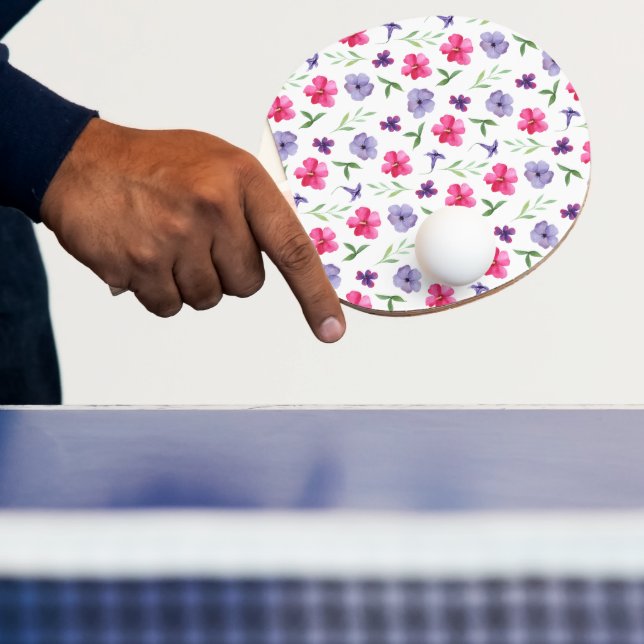 Floral Ping Pong Paddle (Insitu)