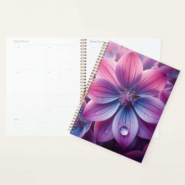 Floral Pink and Purple Lilac Planner (Display)