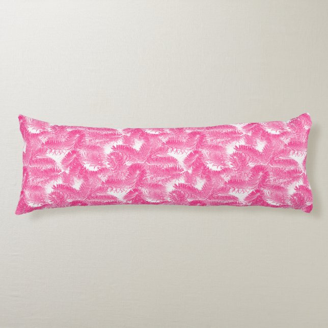 Floral Pink Body Cushion (Front)