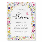 Floral Pink Bridal Shower Welcome Sign