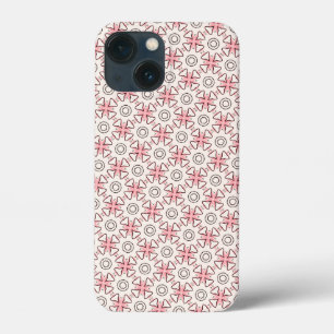 Floral pink pattern iPhone 13 mini case