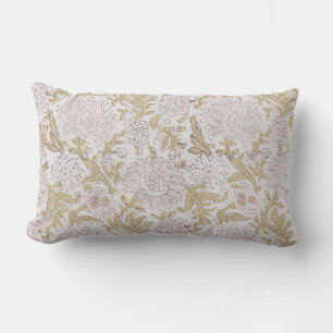 Floral pink spring  lumbar cushion
