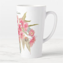 Floral Pink Watercolour Australian Souvenir Large