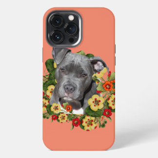 Floral pitbull mum iPhone 13 pro max case