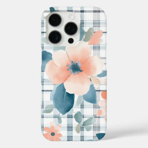 Floral Plaid iPhone 16 Pro Case