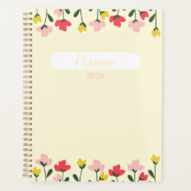 Floral Planner – Elegant Flower-Themed