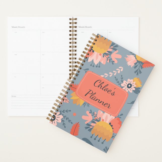 Floral Planner - Personalised  (Display)