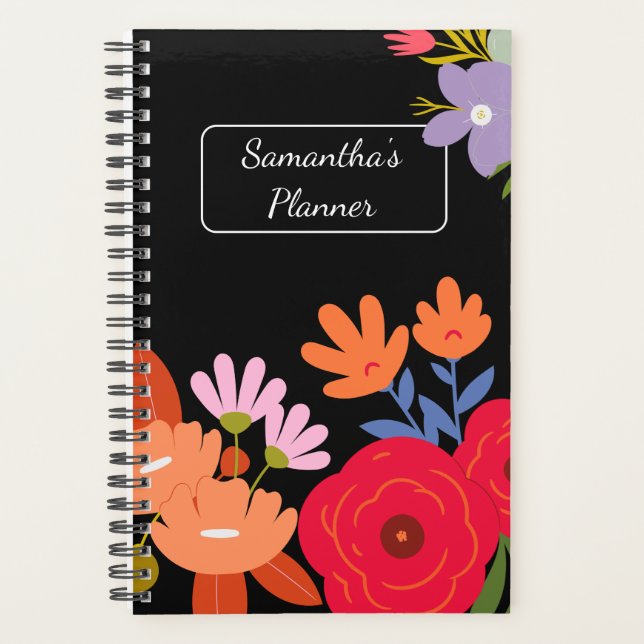 Floral Planner - Personalised (Front)