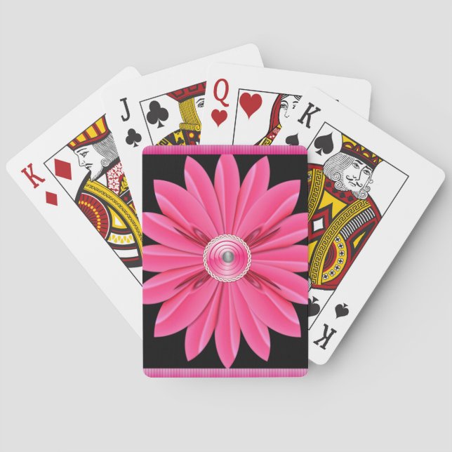 Floral Playing Card Deck (Back)