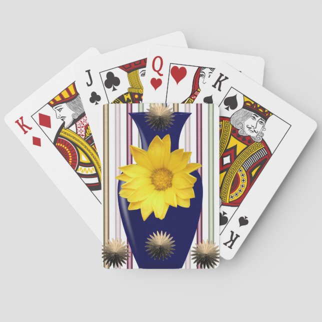 Floral Playing Card Deck (Back)