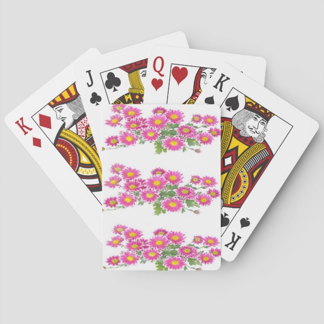 Floral Playing Card Deck (Back)