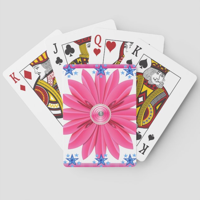 Floral Playing Card Deck (Back)