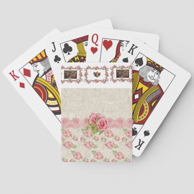 Floral Playing Card Deck (Back)