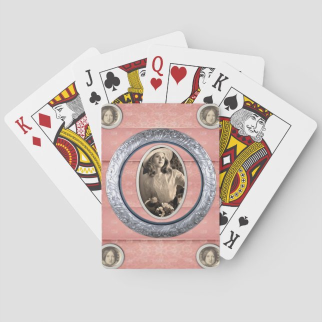 Floral Playing Card Deck (Back)