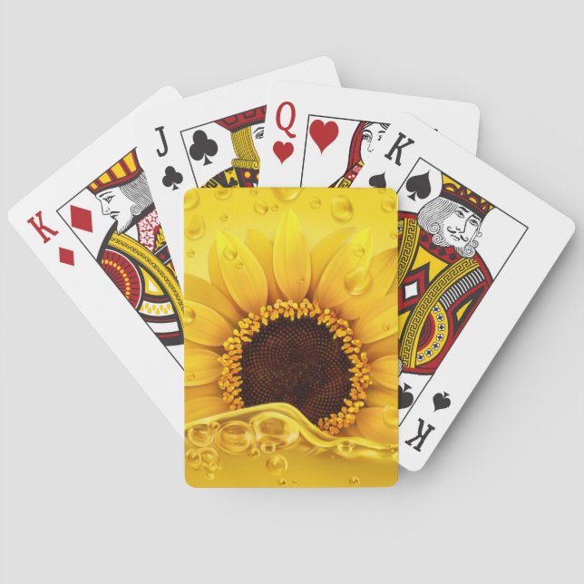 Floral Playing Cards (Back)