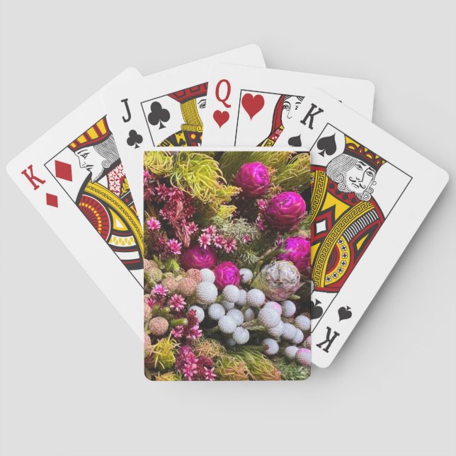 Floral Playing Cards (Back)