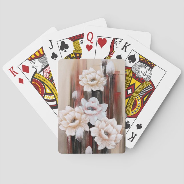 Floral Playing Cards (Back)