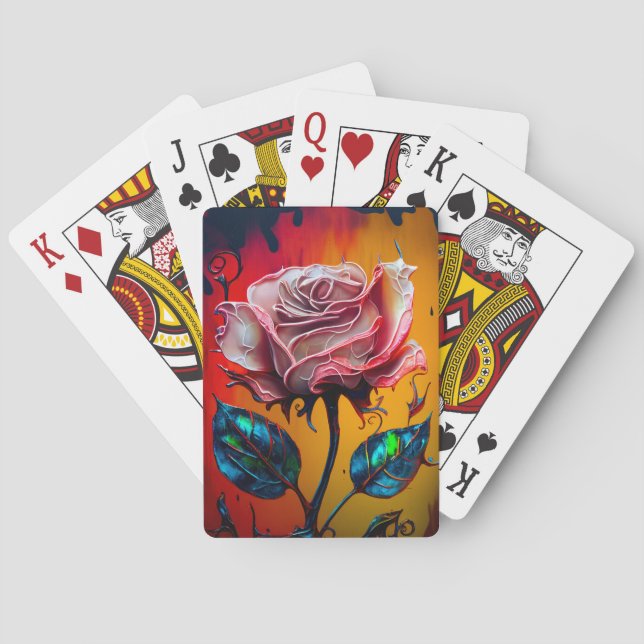 Floral Playing Cards (Back)
