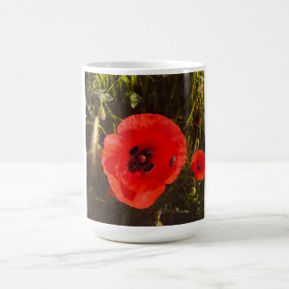 Floral Poppy Dream – Botanical Fantasy Meadow Coffee Mug