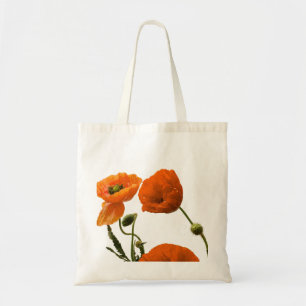 Floral Poppy Flower Weddings Bridesmaid Gift Favou Tote Bag