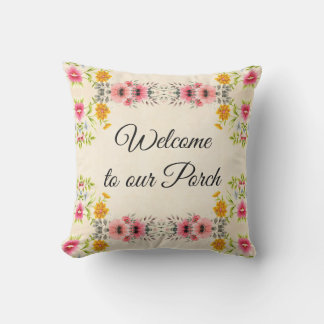 Floral Porch Cushion